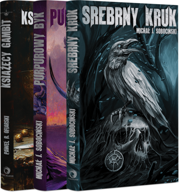 Srebrny Kruk + Purpurowy Byk + Książęcy Gambit + zakładki 3D
